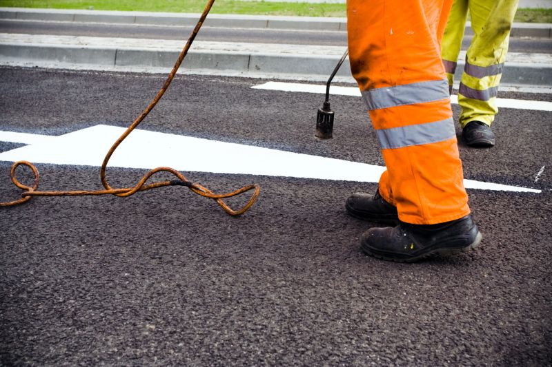 Finished Road Markings