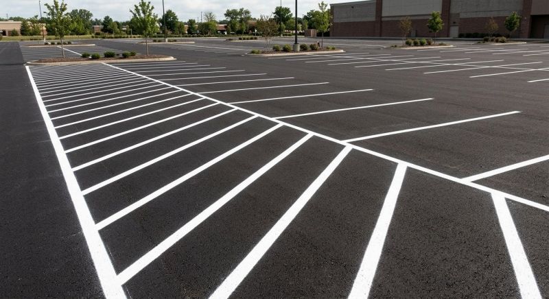 Commercial Asphalt Painting in Katy, TX