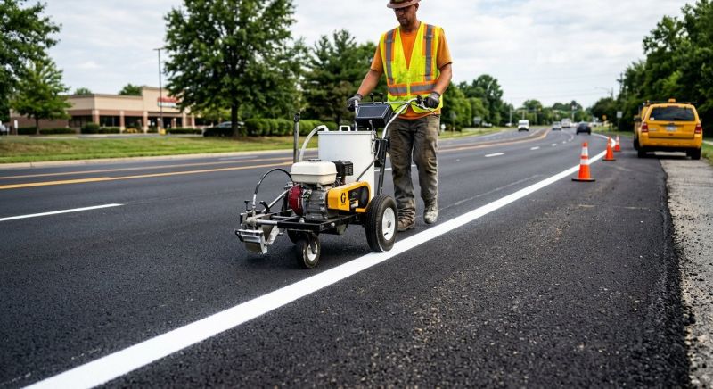 Line Striping Service in Palm Springs, CA