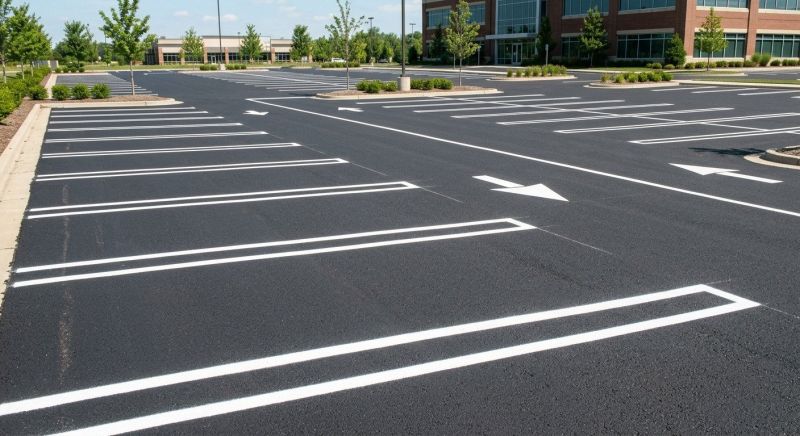 Parking Lot Painting in Palm Springs, CA