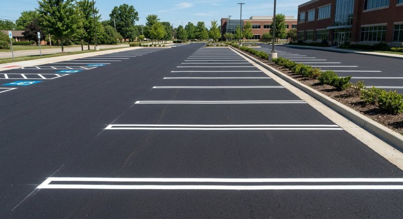 Parking Space Marking in Katy, TX