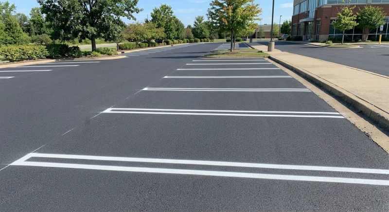 Parking Space Marking in Katy, TX