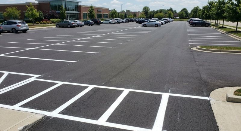Concrete Parking Lot Striping in Palm Springs, CA