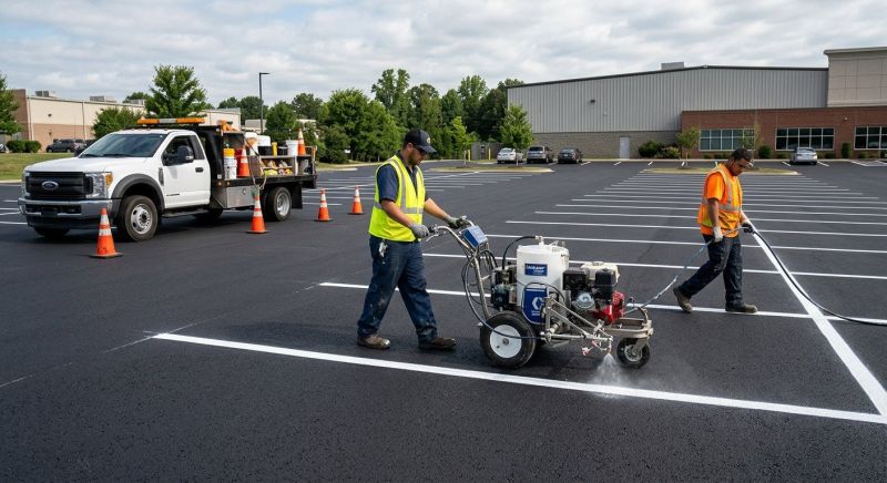 Parking Lot Marking Service